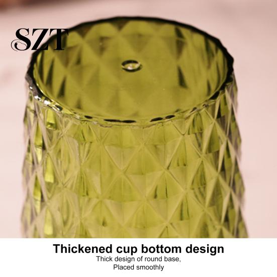 Coffee Cup 400ml Large Capacity Shatterproof Acrylic Water Mug Unbreakable Soft Drinks Tumblers for Home