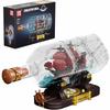 MOULD KING Ship In a Bottle Building Blocks Sets,STEM Creative Project for Adults and Kids Aged 8+