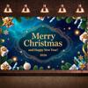 Xmas Background Sparkling Lights Festive Banner Winter Celebration Display Snowflake Design Noel Background For Holiday Family