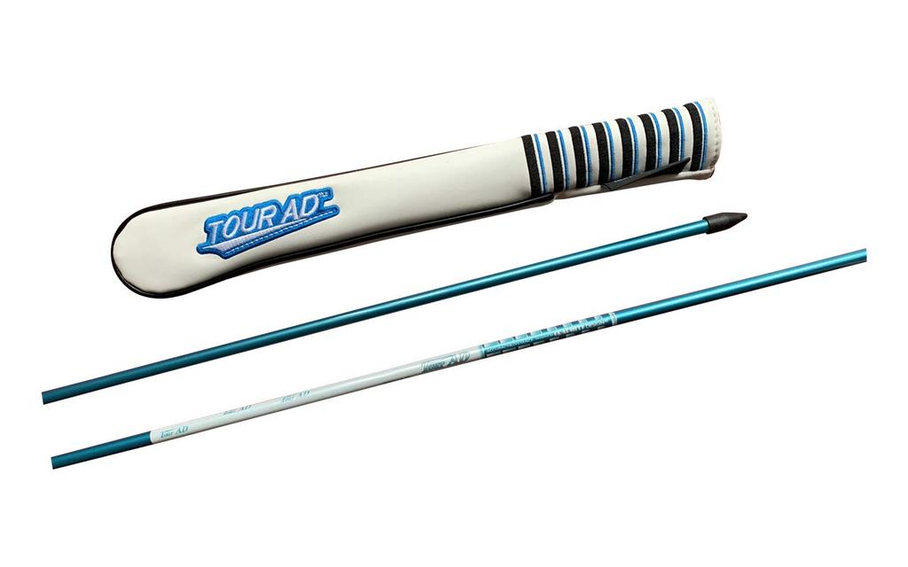 Graphite Design 2 Alignment Sticks Cover 2021 Tour Supply & (White/Blue Model) (Blue Silver)