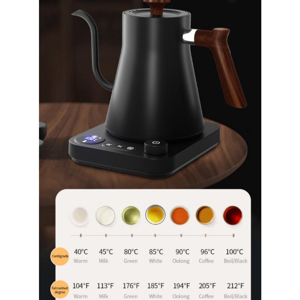Интеллектуальный термостатический электрический чайник, чайник для ручного заваривания, кофейник, чайник на гибкой шее
