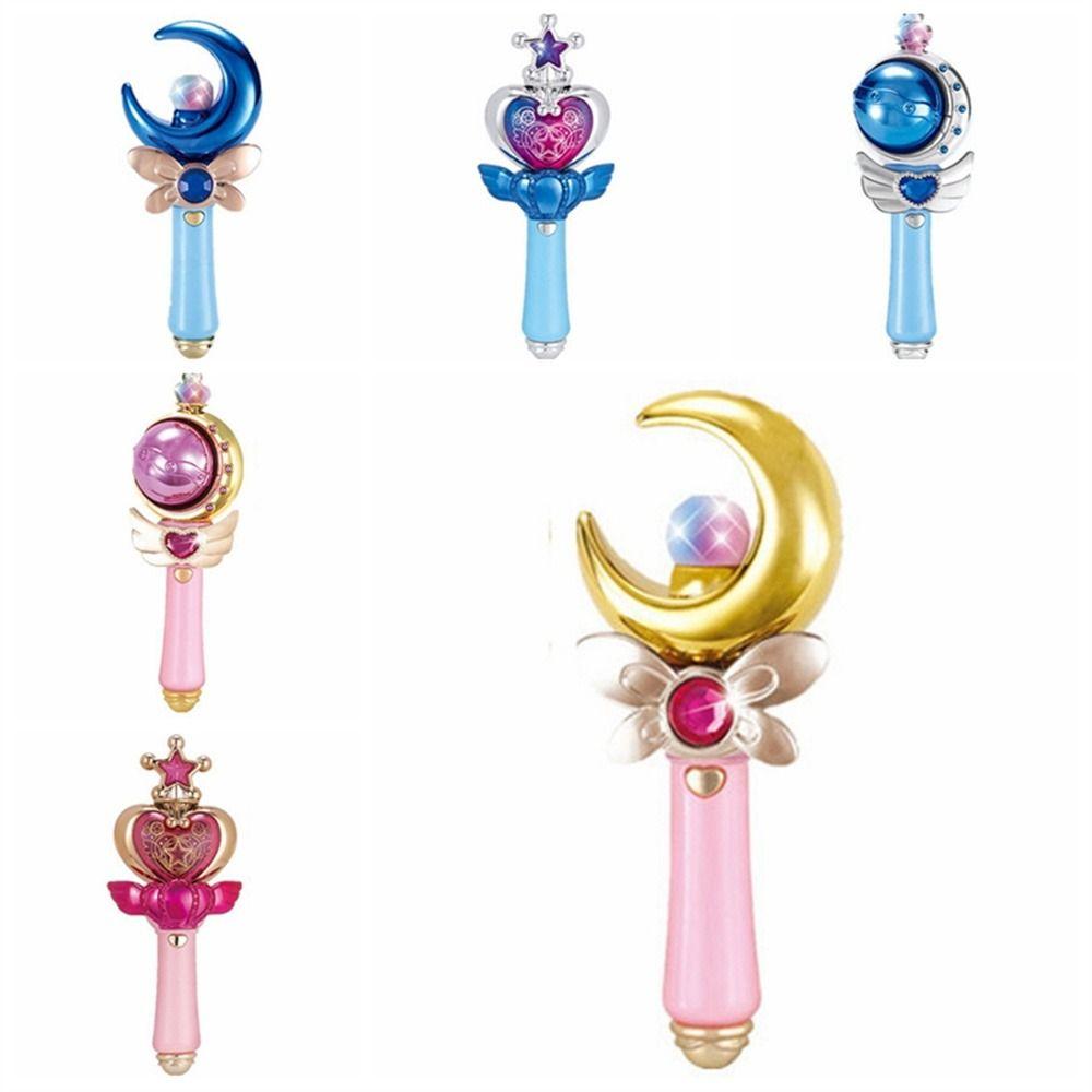 Sound Effect Moon Fairy Stick Led Light Shine Glow Stick Birthday Gift Girl Magic Wand Girl Gift