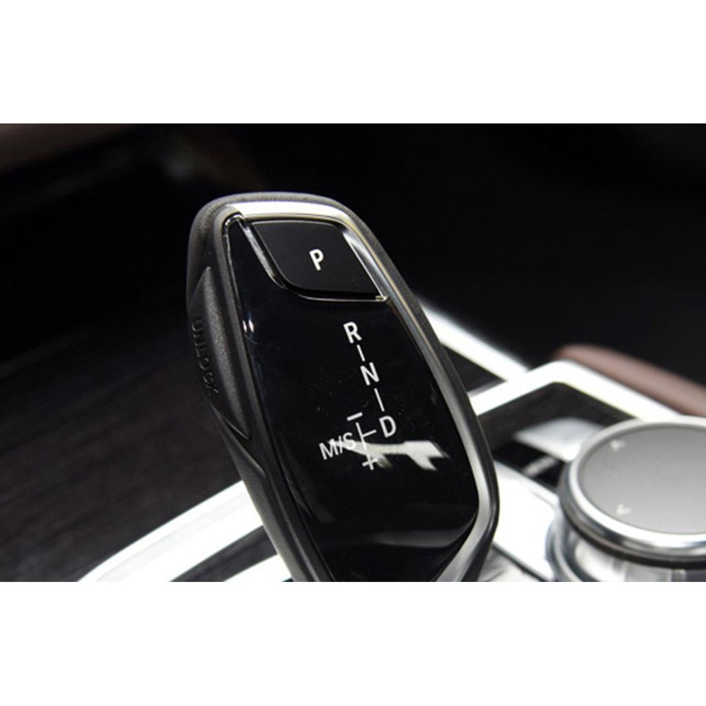 Черная автомобильная ручка переключения передач, рычаг P, крышка кнопки, пластик, подходит для BMW 5 G30 G31 7 G11 G12