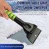 Лопата для уборки снега Скребок для льда Инструмент для удаления снега и инея с лобового стекла с поролоновой ручкой Скребок для окон без царапин для автомобилей и грузовиков
