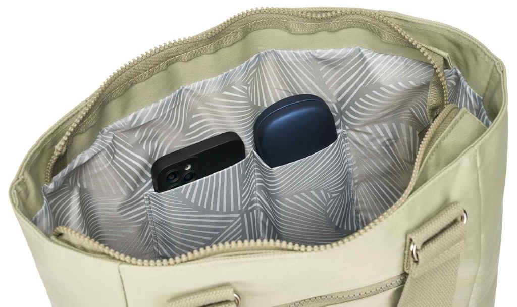Nylon, spacious women's shopper - Peterson