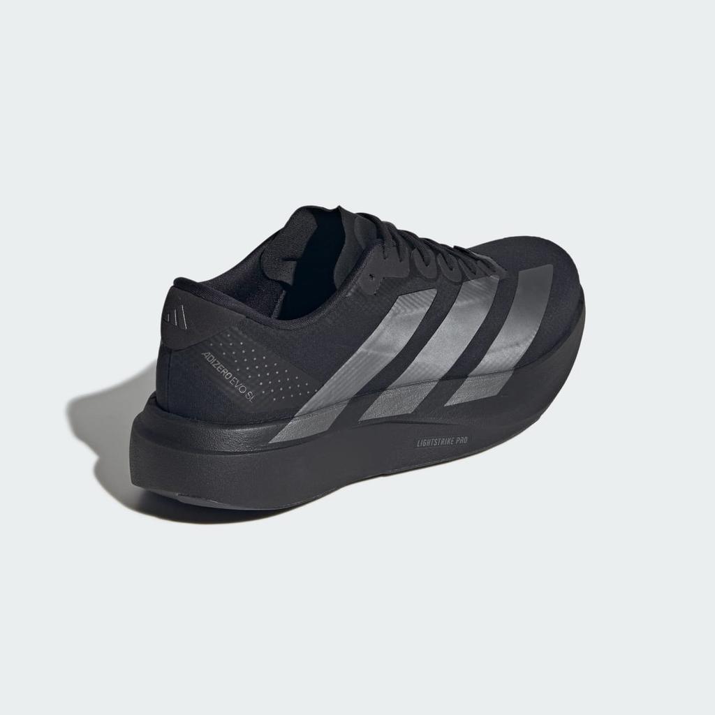 adidas Adizero EVO SL WOVEN KI6901 Men's Performance Sports Shoes Core Black / Iron Metallic / Carbon
