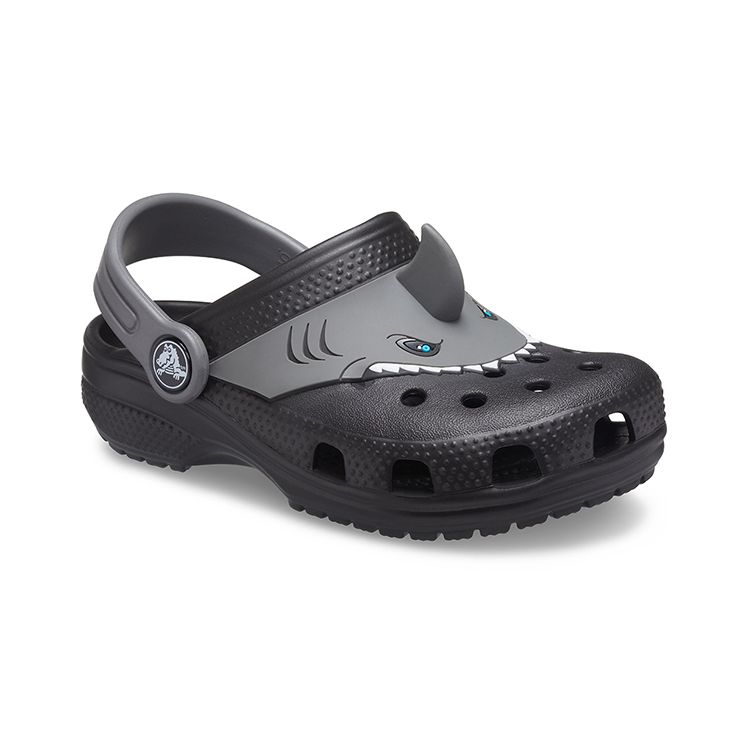 Crocs Fun Lab Classic I Am Shark Сабо Детская обувь Серый 207072-001