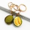 Durian Model Simulation Durian Keychain Bag Accessories SImitation Durian Key Chain  Car Pendant