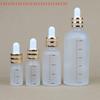 Liquid Pipette Bottle for Aromatherapy Travel Refillable 5ml-100ml Reagent Dropper Bottles with Scale Sanding Glass Eye Drop