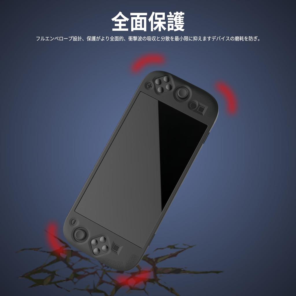 Чехол для Nintendo Switch 2 с подставкой, новый Задняя часть с подставкой Конструкция с откидной крышкой Теплоотвод Устойчив к отпечаткам пальцев Водонепроницаемый и пыленепроницаемый Легкий