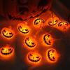 Halloween LED Light String Pumpkin Mummy Festival Decoration Atmosphere Light Outdoor Courtyard Scene Decoration Light