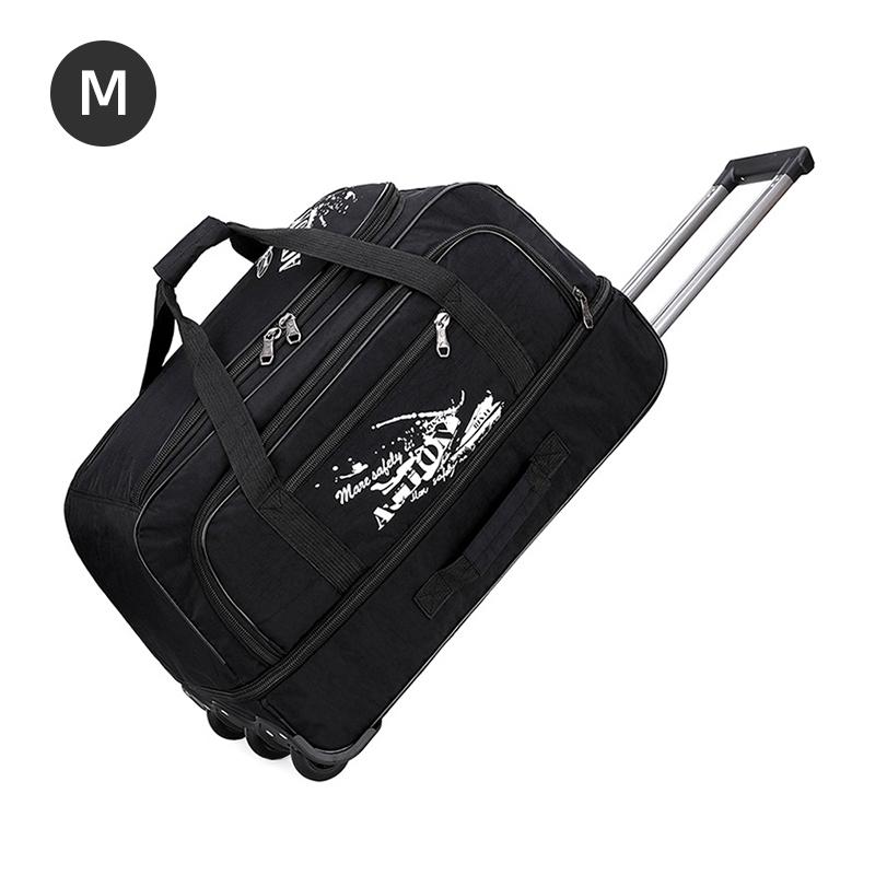 Оксфордский холст дорожная сумка на колесах Компактный водонепроницаемый складной багаж большой вместимости унисекс