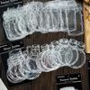 Прозрачная стеклянная бутылка Форма Наклейки Набор наклеек Натуральный цветок Декоративные наклейки Для скрапбука Планера Альбома