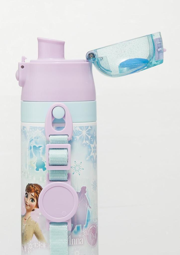 Skater Water 470ml Direct Drink 430ml Cup Drink Disney Frozen Size Stainless Sports Water Kids' 2-Way Bottle (Direct Drink) / (Cup Drink) - Design,