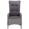 Maison Exclusive - Ensemble à manger de jardin 3 pcs Gris