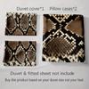 Snake-scale diamonds. Bedding Duvet cover sets Duvet covers Pillowcases gifts (1 * Duvet Cover 2 * Pillowcases, without duvet insert)