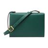 Gucci Zumi Metal Double G Buckle Classic Recommended Grain Leather Crossbody Shoulder Bag Small Women bags Dark-Green 576388-1B90X-3154