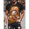 Горячая Распродажа Готический Хэллоуин 3D Печать Мужская Футболка Хоррор Джокер Череп Круглый Вырез Короткий Рукав Унисекс Футболка Топы Мужская Футболка