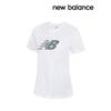 New Balance Футболка женская Half Club с коротким рукавом, спортивная, с логотипом, белая, wT43582 wT