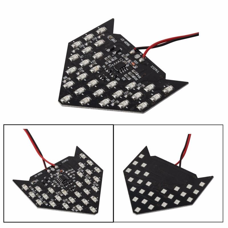 Универсальные 2 Супер Желтые 33-SMD Последовательные Светодиодные Стрелки для Поворота Бокового Зеркала Автомобиля