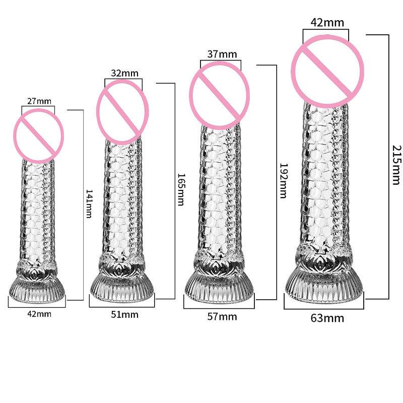 S/M/L Realistic Dildo Anal Plug Female Masturbator Particle G-spot Massager Sex Toys for Women Clitoris Stimulator Suction Cup