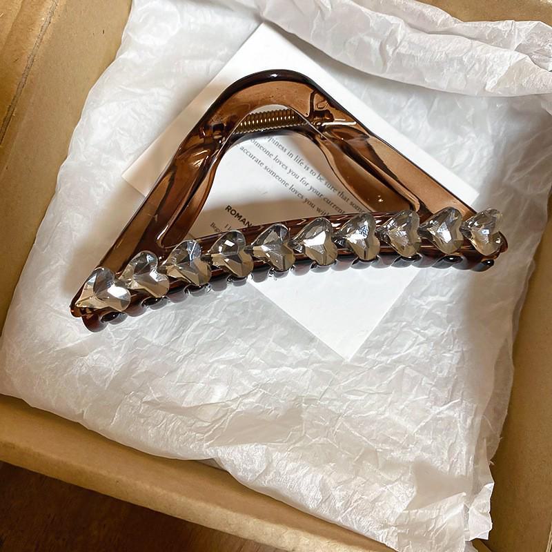 Большая круглая акриловая заколка-шпилька для волос Maillard - универсальная заколка-акула для повседневного использования