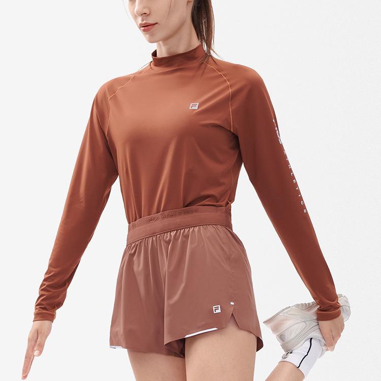 Новые футболки FILA Athletics Женские Кожано-коричневые A11W242201F-BN