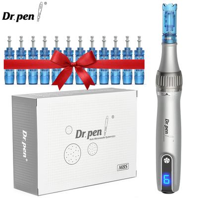 Ultima M8S Профессиональная микроигла для удаления шрамов и акне MTS Derma Pen Microneedling с 12 шт. картриджами для ухода за кожей Красота устройства