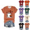 Women's T-shirts, Women's Short-sleeved Tops, Summer Fashion Round Neck Casual Stylish Shirts, Tunic Tops