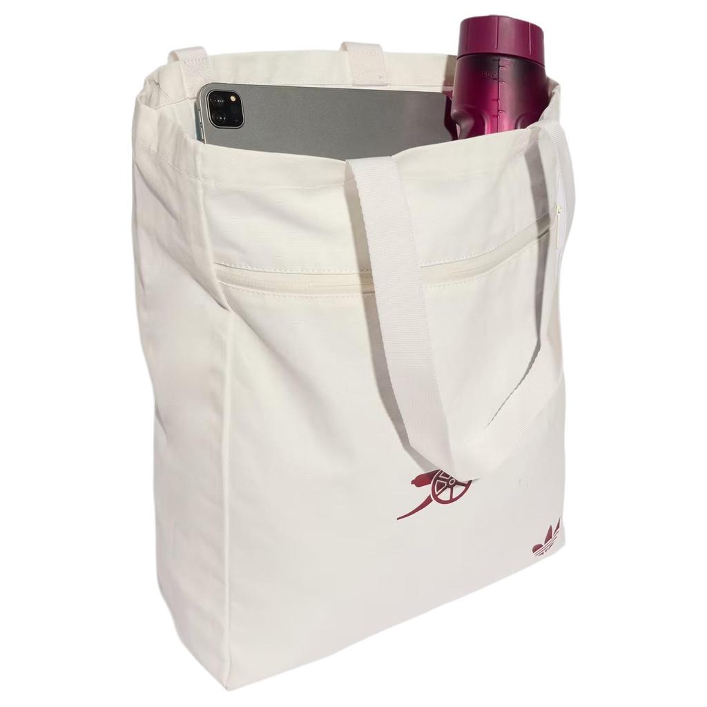 Adidas Arsenal 18.23L Classic Logo Cotton Shoulder Bag Unisex Shoulder Bag Cloud-White JX5739-500