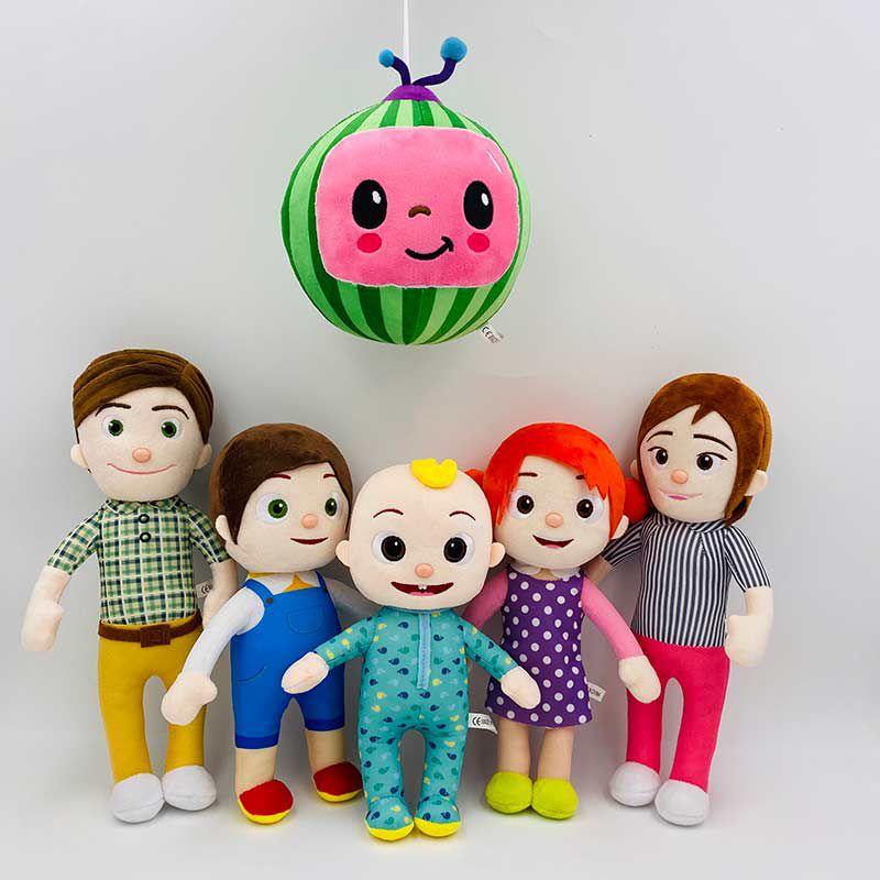 Adorable Cocomelon Plush Toy Jj Family Soft Stuffed Dolls For Educational Fun