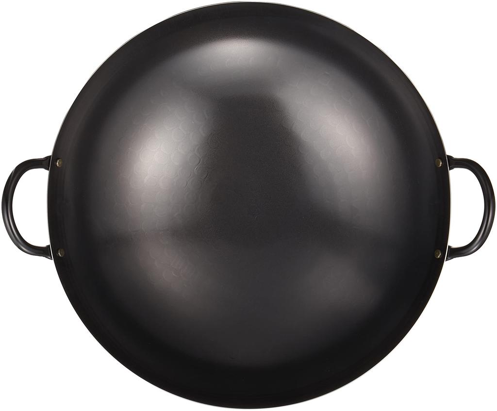 Endo Shoji TKG Wok для двух рук 45 см Глубина 127 мм 2050 г Железо Кованое и прочное Стандартная китайская еда Можно использовать для жарки всего сразу на сильном огне