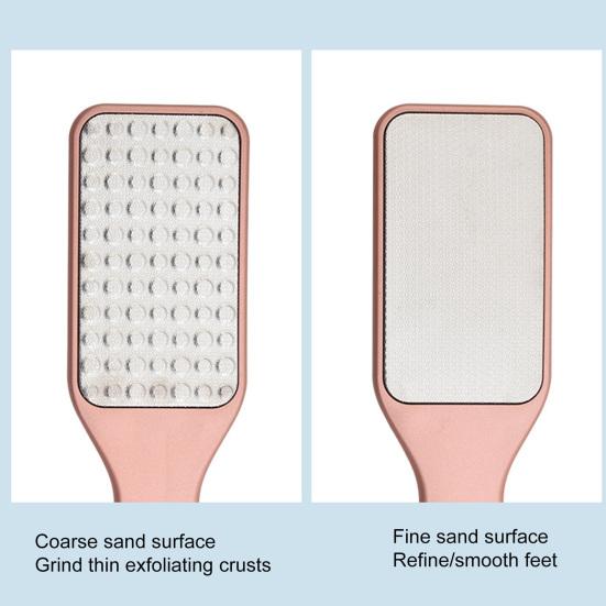 Dead Skin Callus Remover Foot Scrubber Dry Wet Dual Use Stainless Steel