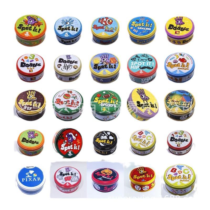 Горячая Распродажа За рубежом Dobble Английская Настольная Игра Карточки - Большое Количество и Бесплатная Доставка