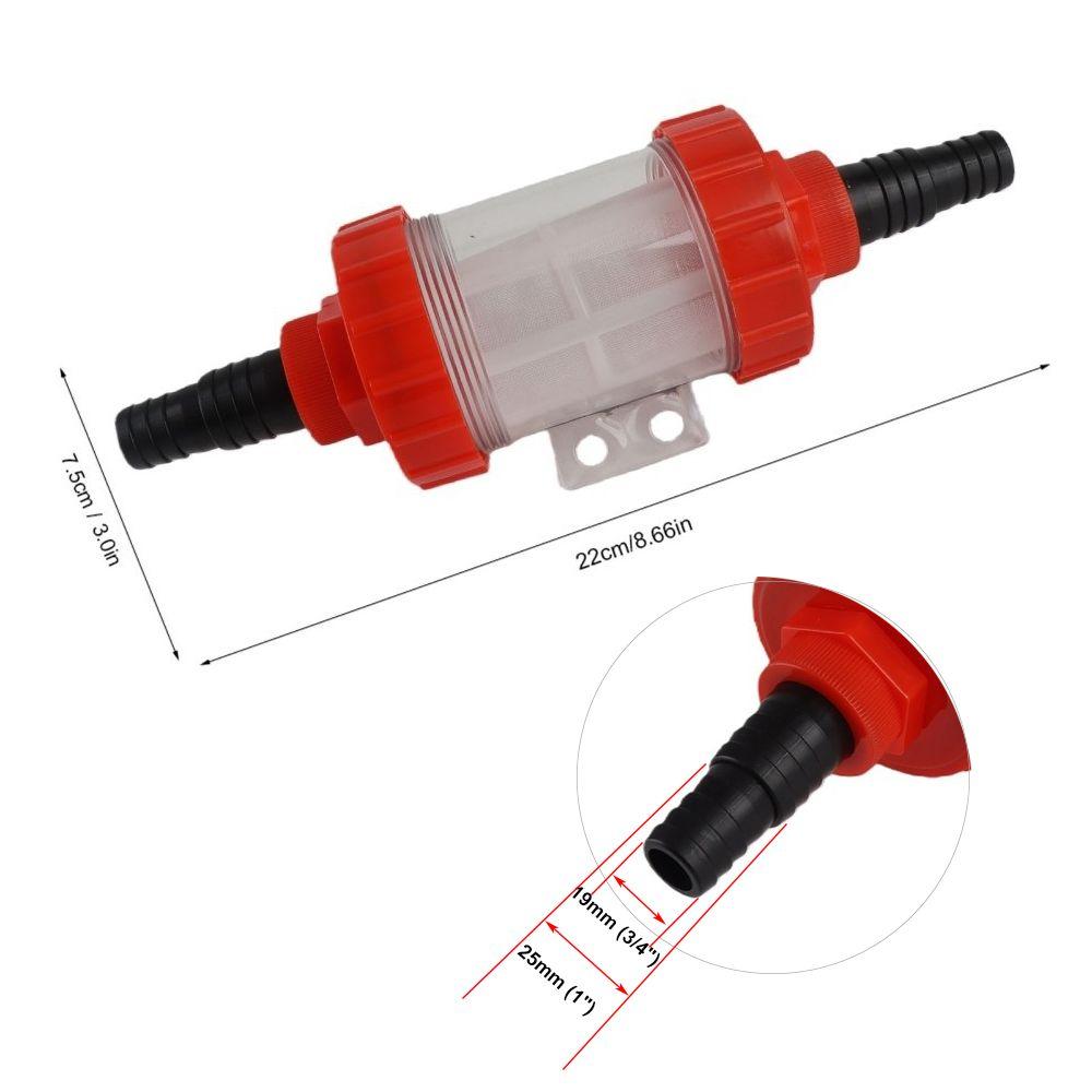 Clear Housing Garden Irrigation Filter Mesh Screen Inline Water Filter  Sprinkler System