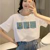 Harajuku Van Gogh Funny T-Shirt Women Ullzang 90s Aesthetic T-Shirt Graphic Grunge Korean Style