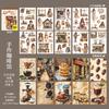 20pcs/1lot kawaii Stationery Sticker The Story of the Coffee Shop  Planner junk journal Decorative Scrapbooking Craft Sticker