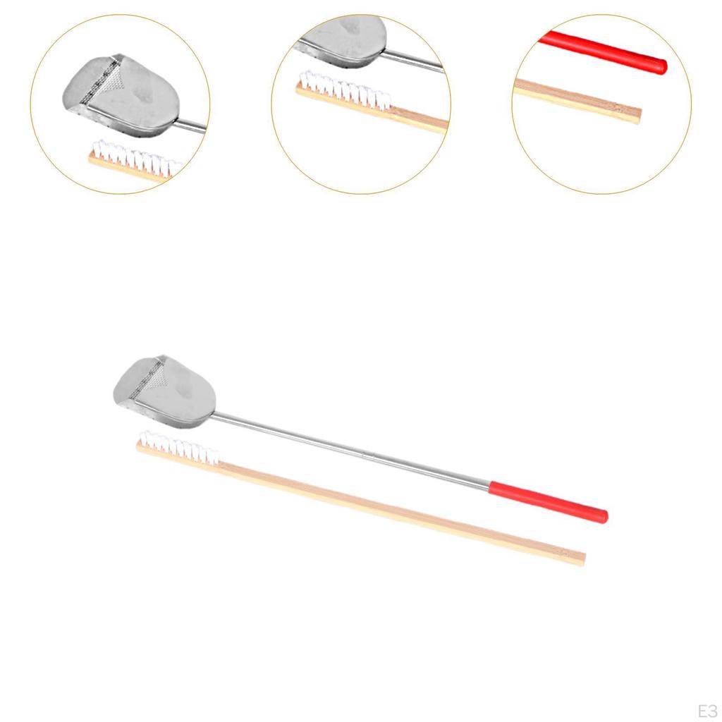 Набор совков для удаления птиц и щетка для чистки для ара