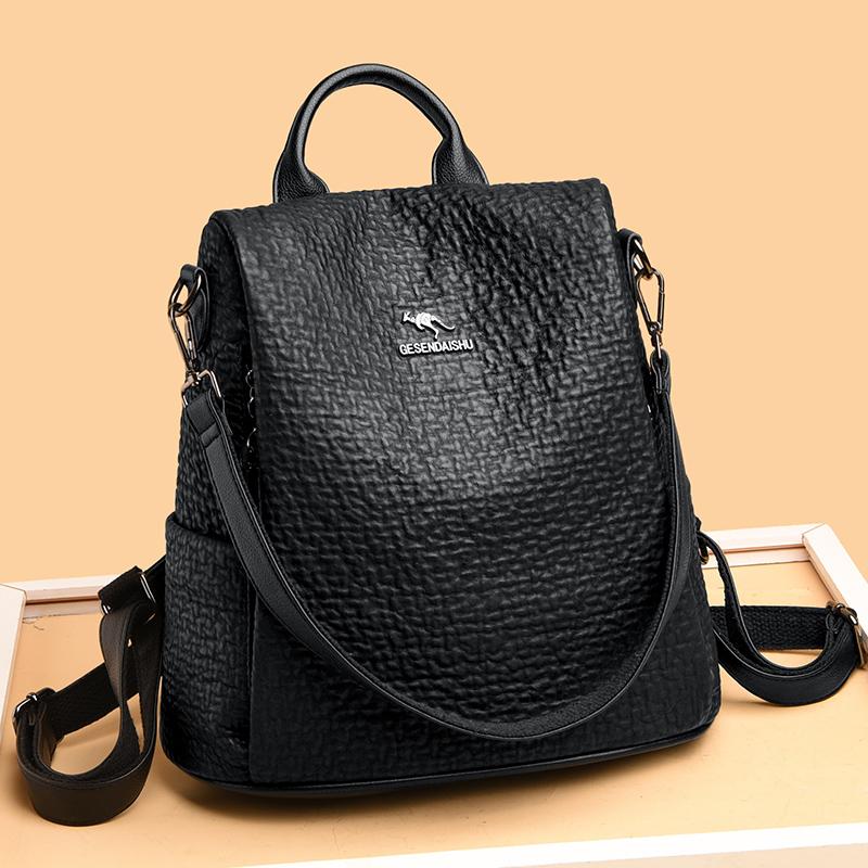 Новые дизайнерские высококачественные школьные сумки большой вместимости из плутониевой кожи для девочек, большой дорожный рюкзак