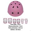 7Pcs Kids Bike Helmet Set Protective Gear Children Professional Boys Girls Knee Pads Elbow