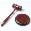 Authentic Wooden Gavel Hammer and Base Set for Judge, Auctioneer, Chairman, and Theatrical Props