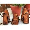 Комбинированное мотоциклетное седло из козьей кожи, 3 сумки, седельная сумка, 3 боковые сумки