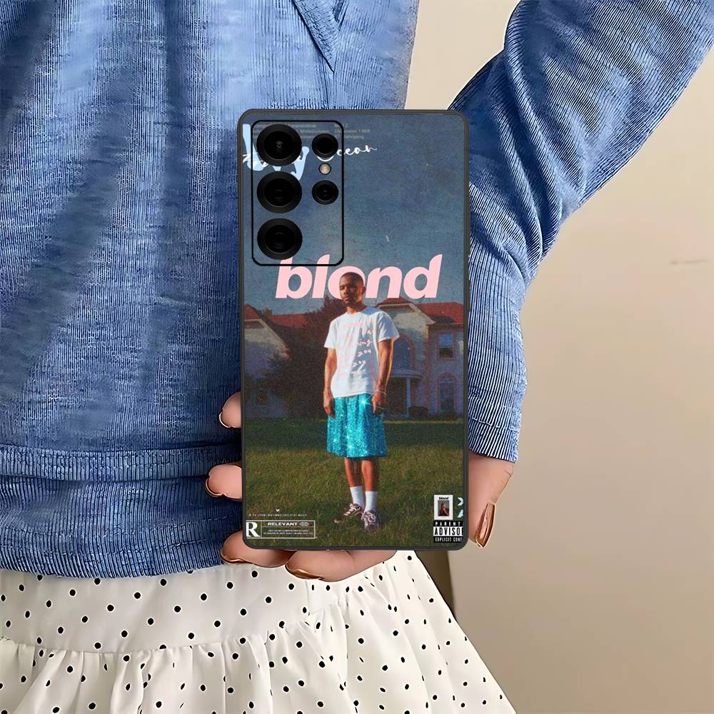 Album F-Frank O-Ocean Rap Phone Case For Samsung S 24 Fe 25 Ultra Plus 20 Lite 21 30 22 23 24 22 Ultra 5G Fundas