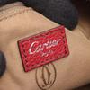 Used CARTIER Marcello de Cartier SM Handbag leather Bordeaux Used Women