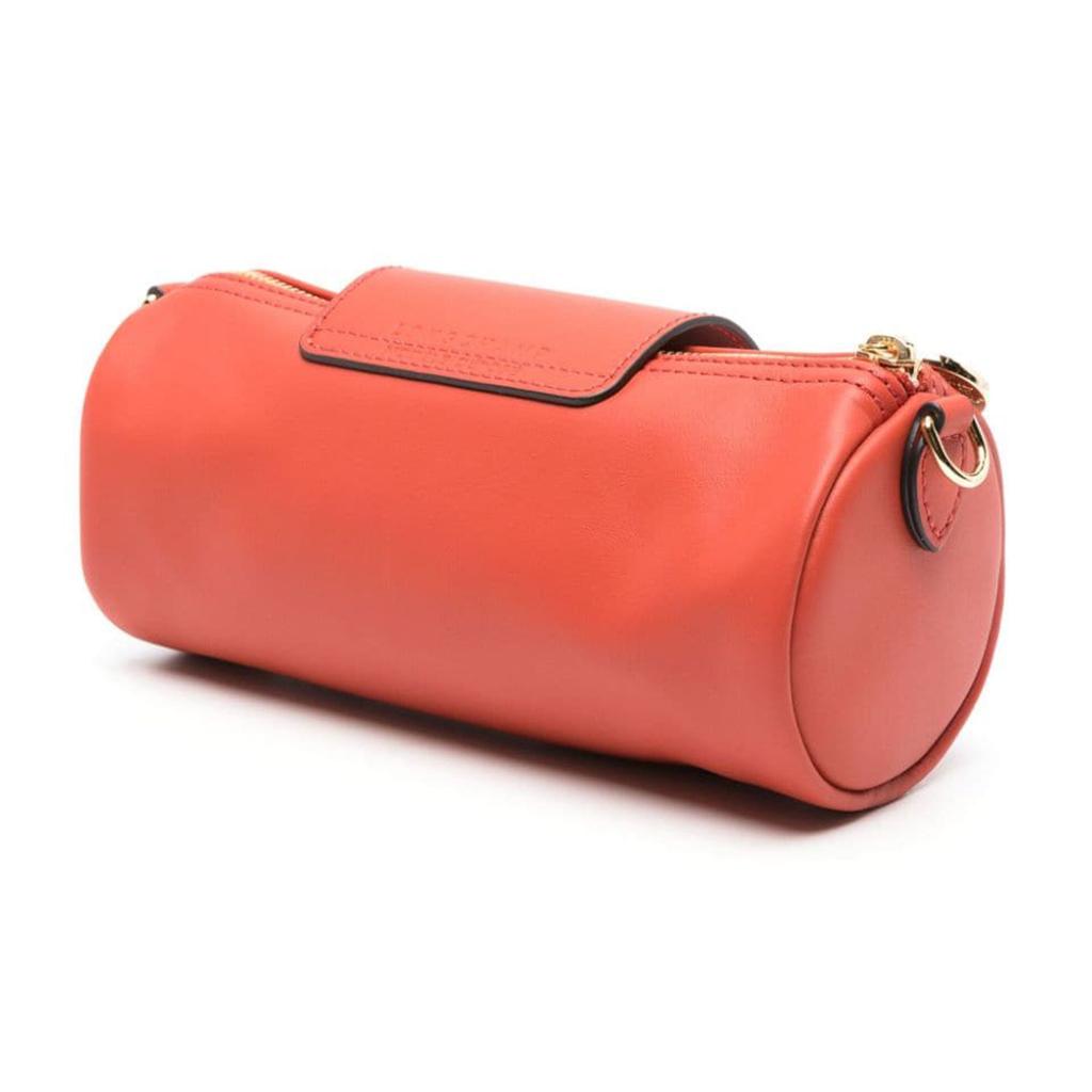 Longchamp Le Pliage Xtra Pearl Detail Gold Hardware Leather Shoulder Crossbody Bag Small Women bags Ochre 10242HER003