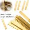 H59 Brass Flat Bar Plate Strip Thicknesses 2mm 4mm 6mm 8mm 10mm 20mm Pure Copper Solid Metal Plates Material Length 200mm/250mm