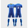 Mens Full-Print Quick-Dry Soccer Kit Set Short Sleeve Jersey Shorts Training Match Youth Sports