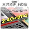 Wireless Bluetooth Charging Dual Mode Keyboard Silent Portable Slot Desktop Laptop Tablet