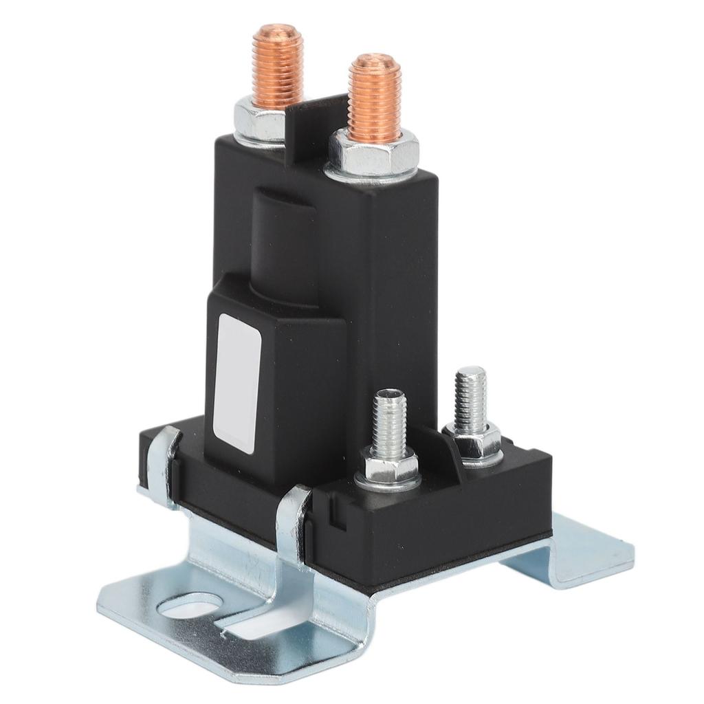 200A Starter Relay Solenoid ABS Brass Terminal Post Type Starter Solenoid for Lawn Mower Forklifts 24V