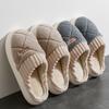 Cotton Slippers Men's Winter New Home Couple Thick Bottom Warm Non-slip Indoor Household Wool Slippers Women